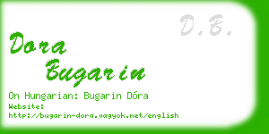 dora bugarin business card